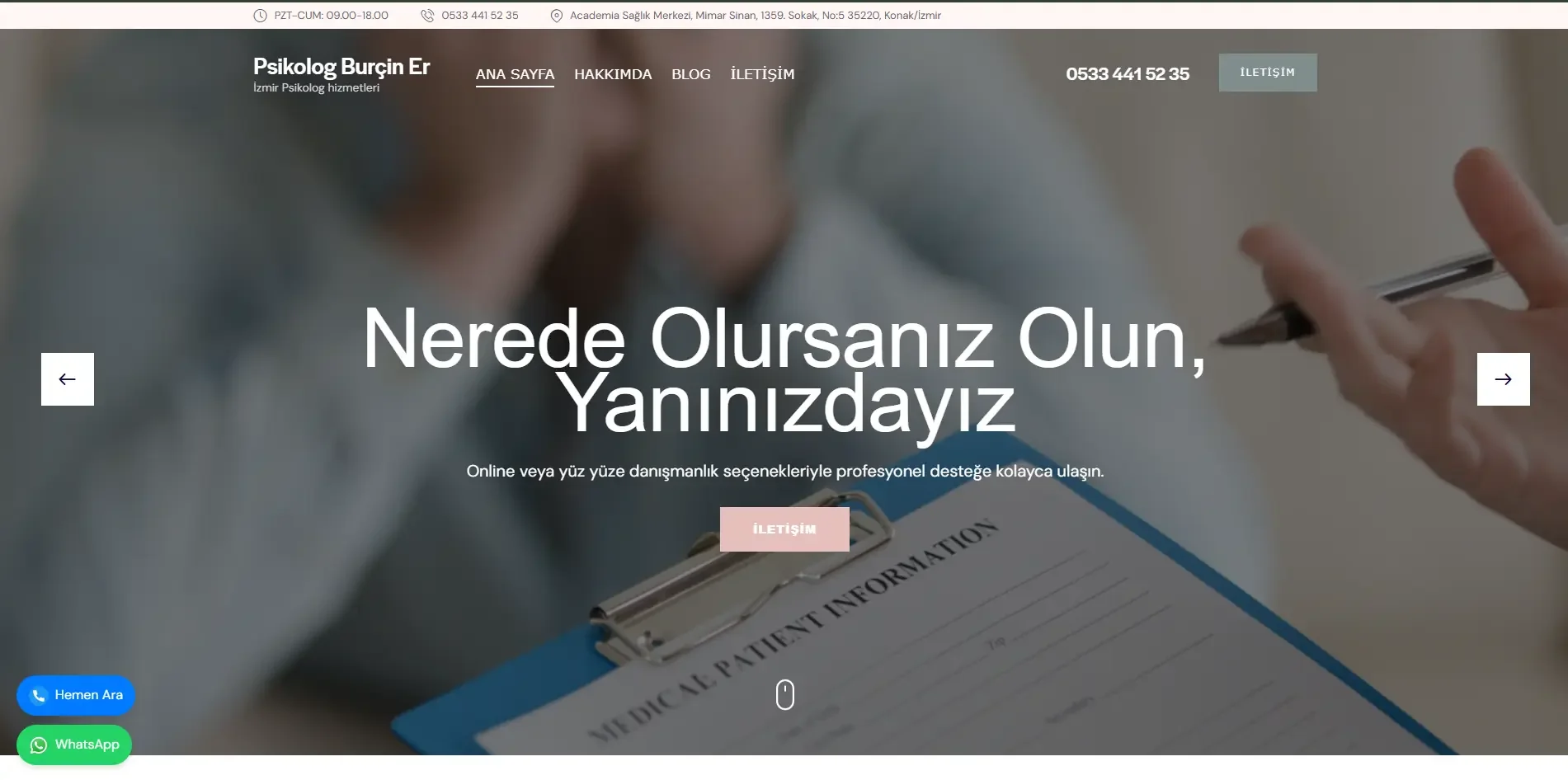 Psikolog Burçin Er